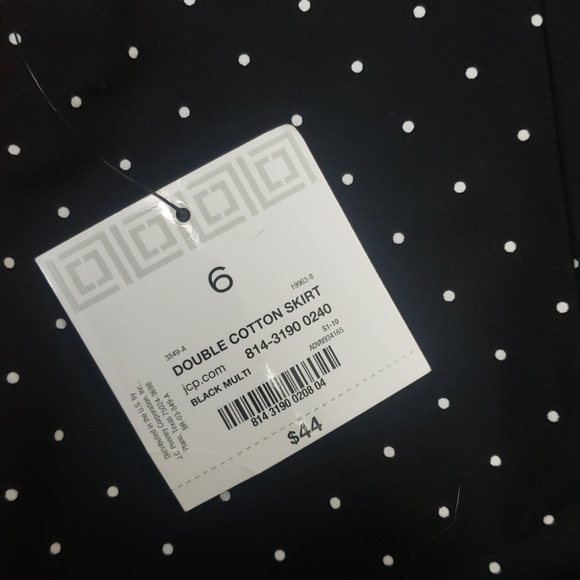 NWT Liz Claiborne Career Cotton Skirt Size 6 - Picture 4 of 4